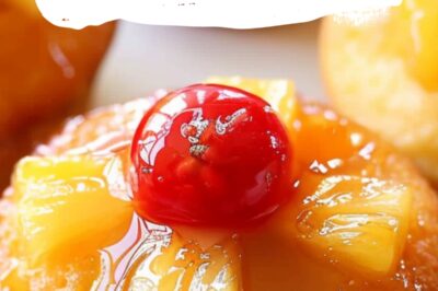 Mini Pineapple Upside-Down Cake Treats