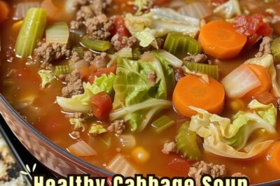 Healthy Cabbage Soup Recipe – Hearty, Flavorful, and Wholesome