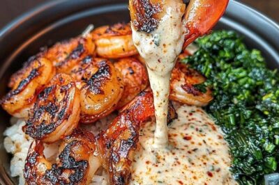 Garlic Parmesan Shrimp Rice Bowls 🍤: A Weeknight Hero with Gourmet Vibes