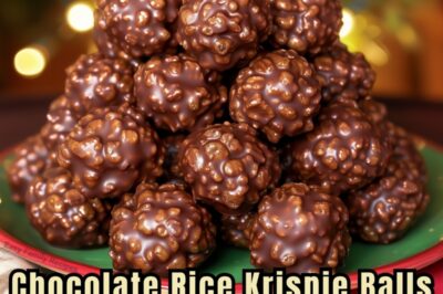 Chocolate Rice Krispie Balls