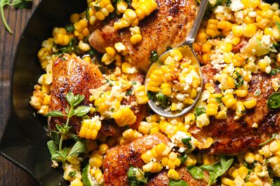 30-Minute Cilantro-Lime Chicken and Corn