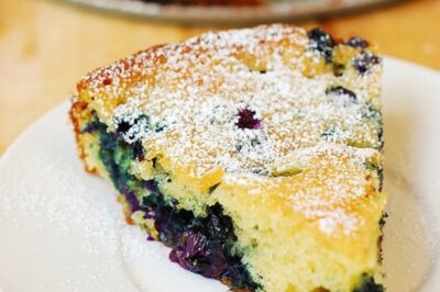 Blueberry Greek Yogurt Cake