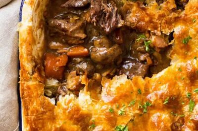 Epic Chunky Beef and Mushroom Pie