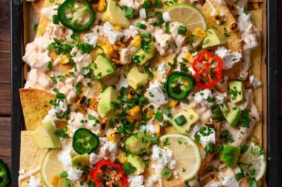 Mexican Street Corn Sheet Pan Nachos