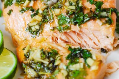 Cilantro Lime Honey Garlic Salmon (Baked in Foil) A perfect blend of zesty lime, fragrant cilantro, and sweet honey, baked to perfection in foil for a juicy, flavorful salmon every time!