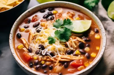 8 Can Chicken Taco Soup