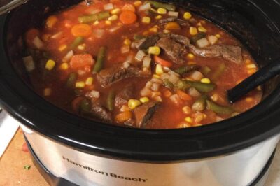 Hearty Crockpot Cowboy Soup