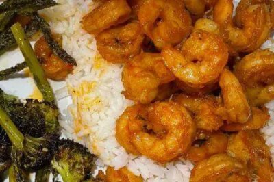 Honey Butter Old Bay Shrimp