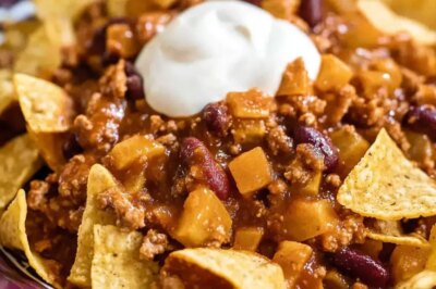 Slow Cooker Chili Frito Pie