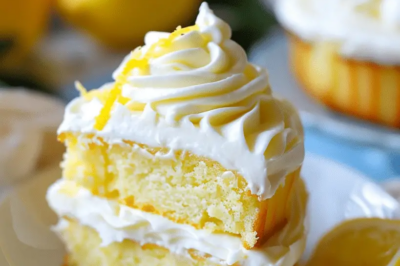 Lemon Velvet Cake with Lemon Cream Cheese Frosting