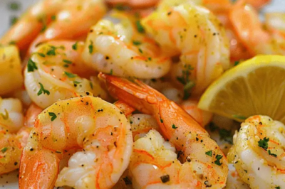 Garlic Parmesan Roasted Shrimp