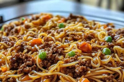 Grandma’s Ground Beef Chow Mein Casserole