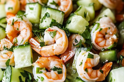 Cucumber Shrimp Salad
