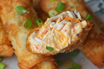 Crab Cake Egg Rolls