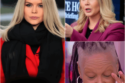 Karoline Leavitt humorously took aim at Whoopi Goldberg and “The View” during a live TV appearance, leaving audiences buzzing. Critics claim Goldberg is “well past her sell-by date,” sparking further debate over the show’s relevance.