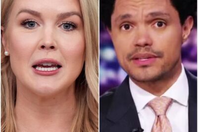 EXCLUSIVE, THIS JUST HAPPENED: Trevor Noah STORMS OFF After Karoline Leavitt EXPOSES His Secrets LIVE ON AIR – The Shocking Moment You Won’t Believe! In an unforgettable live TV moment, Trevor Noah stormed off the set after Karoline Leavitt dropped a bombshell, exposing his hidden secrets in front of millions. What started as a casual conversation quickly turned into an explosive confrontation, as Leavitt’s revelations left Noah speechless and enraged. What did she reveal that triggered this dramatic walk-off? The shocking details behind this unforgettable moment are sending shockwaves through the media world