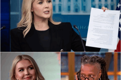 Whoopi Goldberg Breaks Down in Court as Karoline Leavitt’s Lawsuit Turns Into a National Reckoning for ABC and The View